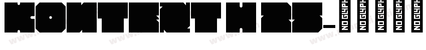 Kontext H 25字体转换
